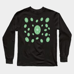 Easter Egg Pattern Long Sleeve T-Shirt